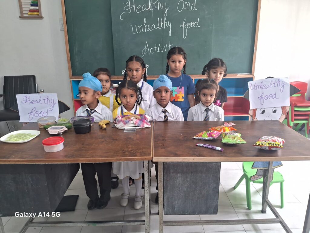 “Teaching kids the power of healthy eating through fun activities 🥦✨”